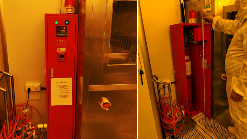 機(jī)床滅火裝置