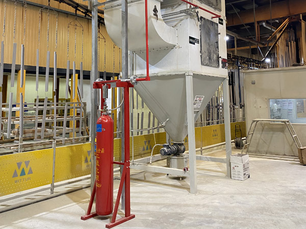 除塵器氣體滅火系統(tǒng)