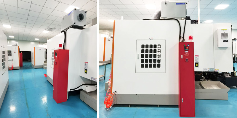 立式加工中心機床滅火裝置