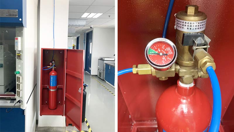 實驗柜火探管滅火裝置